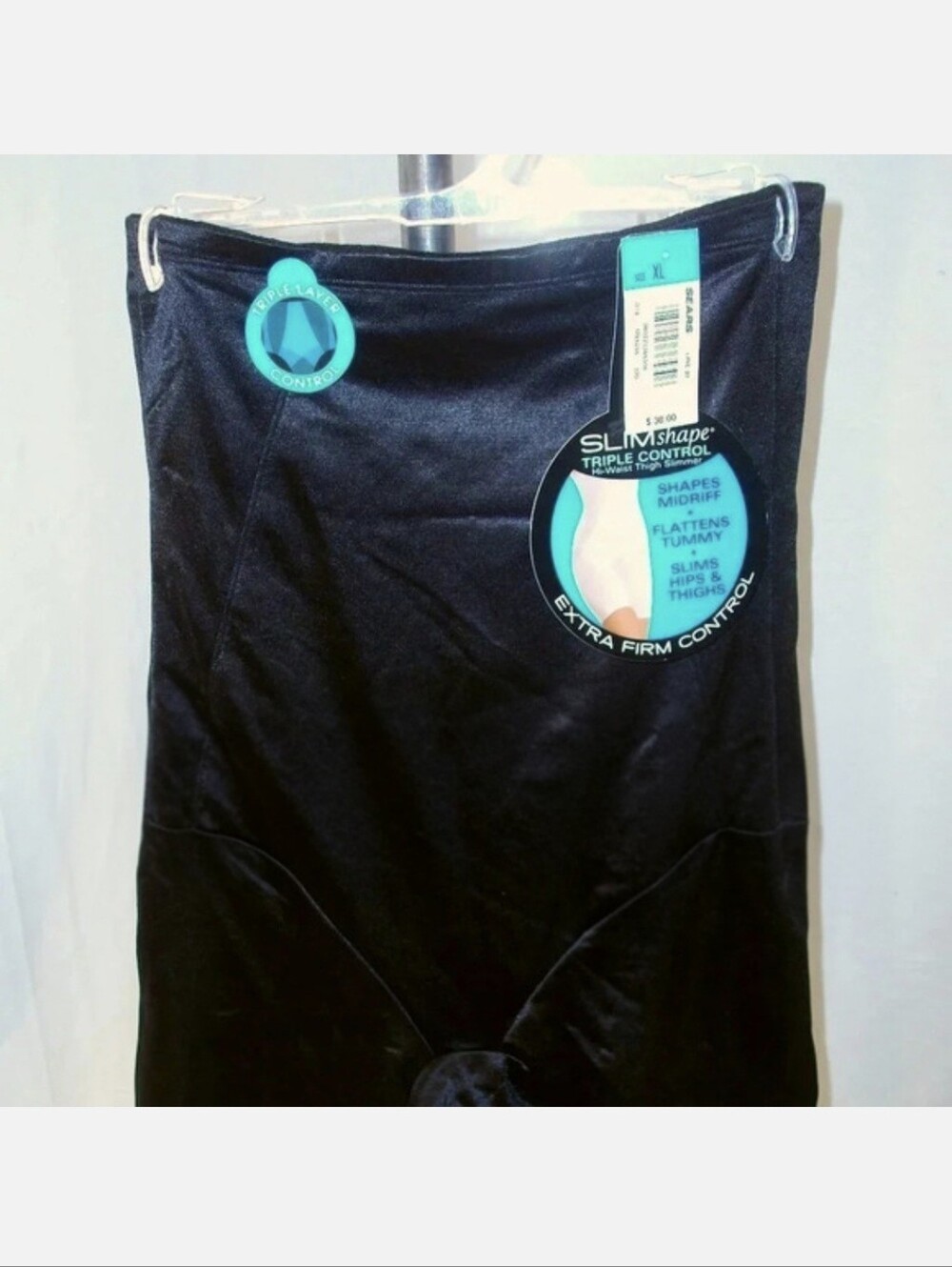 MEDIUM Sears Slim Shape High Waist Thigh Slimmer Black